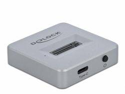 DeLOCK Docking Station M.2 per M.2 NVMe PCIe SSD con USB Type-C femmina 