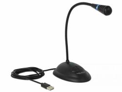 DeLOCK 65871 microfono Nero Microfono per PC 