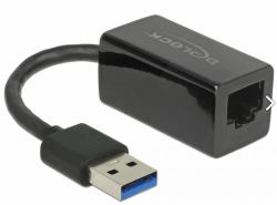 DeLOCK 65903 replicatore di porte e docking station per laptop USB tipo A Nero 