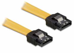 DeLOCK 0.3m SATA Cable cavo SATA 0,3 m Giallo 
