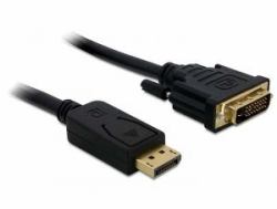 DeLOCK Displayport > DVI 24+1 St/St 2m DVI-D 