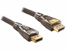 DeLOCK 82771 cavo DisplayPort 2 m Nero, Marrone 