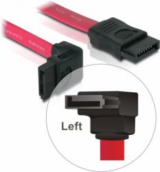 DeLOCK SATA Cable - 0.5m cavo SATA 0,5 m Rosso 