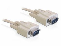 DeLOCK Sub-D 9 3m cavo seriale Beige Sub-D9 