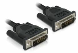 DeLOCK DVI 24+1 Cable 0.5m male/male cavo DVI 0,5 m DVI-D Nero 