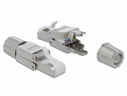 DeLOCK 86477 cavo di collegamento RJ-45 Grigio 