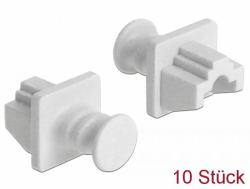 DeLOCK 86507 copertura antipolvere per porta 10 pz RJ-45 