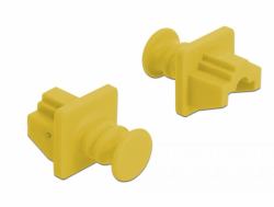 DeLOCK 86511 copertura antipolvere per porta 10 pz RJ-45 