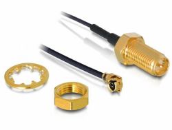 DeLOCK RP-SMA WL antenna I-PEX M / RP-SMA F Nero 