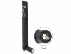 DeLOCK 88571 antenna di rete Antenna omnidirezionale RP-SMA 3 dBi 