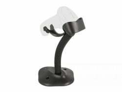 DeLOCK Base per scanner di codici a barre con supporto flessibile nero 