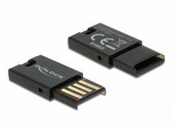 DeLOCK Lettore di schede USB 2.0 per schede di memoria Micro SD 
