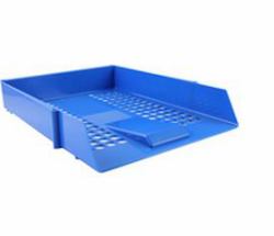 Deflecto CP043YTBLU vassoio da scrivania Polistirolo Blu 
