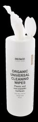 DELTACO ECO Cleaning wipes for plastic