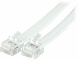 Deltaco DEL-159 cavo telefonico 2 m Bianco 