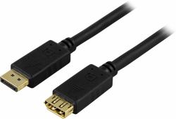 Deltaco DP-1210 cavo DisplayPort 1 m Nero 