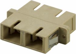 Deltaco FBP-1039 adattatore per inversione del genere dei cavi 2x SC Beige 