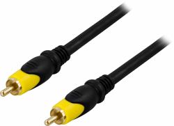 Deltaco MM-103 cavo video composito 10 m RCA Nero 