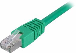 Deltaco STP-63G cavo di rete Verde 3 m Cat6 