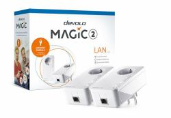 Devolo Magic 2 LAN 2400 Mbit/s Collegamento ethernet LAN Bianco 2 pz 