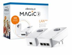 Devolo Magic 2 LAN triple Starter Kit 2400 Mbit/s Collegamento ethernet LAN Bianco 2 pz 
