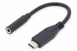 Digitus Adattatore / convertitore audio USB-C, USB-C/spina - jack/presa da 3,5 mm 