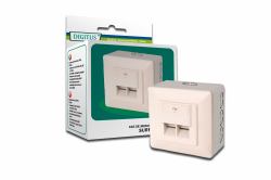 Digitus CAT 5e, Cl. D presa energia RJ-45 Bianco 