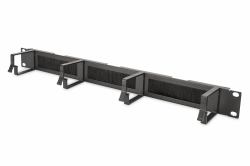 Digitus Pannello di gestione dei cavi con strisce a spazzola per quadri da 483 mm [19"], 1U 