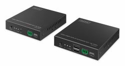 Digitus Set di estensori KVM IP in fibra HDMI, 4K/60Hz 
