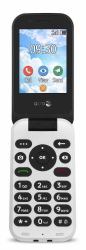 Doro 7030 7,11 cm [2.8"] 124 g Nero, Bianco Telefono cellulare basico 