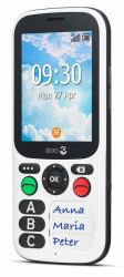 Doro 780X IUP 7,11 cm [2.8"] 117 g Nero, Bianco Telefono cellulare basico 