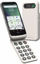 Doro Aurora A20 11,4 cm [4.5"] Doppia SIM Android 14 4G USB tipo-C 4 GB 64 GB 3000 mAh Nero, Bianco 