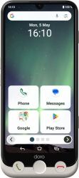 Doro Aurora A30 15,5 cm [6.1"] Doppia SIM Android 14 4G USB tipo-C 6 GB 128 GB 5000 mAh Nero, Bianco 