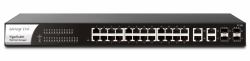 DrayTek P1282 Gestito Gigabit Ethernet [10/100/1000] Supporto Power over Ethernet [PoE] 1U Nero 