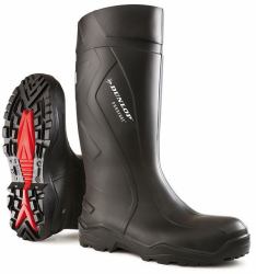 Dunlop PUROFORT+ WELLINGTON 1 PAIR BLK 7 