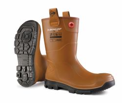 Dunlop Purofort Rigpro Full Safety Fur Lined Tan 12