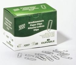 Durable 1207-25 fermaglio Zinco acciaio 1000 pz 