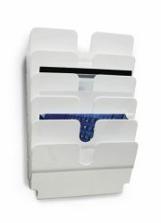 Durable FLEXIPLUS portariviste 6 ripiani Bianco 