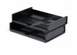 Durable 1700801058 vassoio da scrivania Polistirolo Nero 