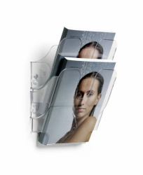 Durable FLEXIPLUS portariviste 2 ripiani Trasparente 