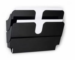 Durable FLEXIPLUS portariviste 2 ripiani Nero 