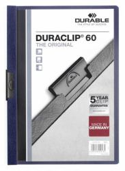 Durable DURACLIP cartellina con fermafoglio Blu 