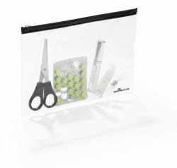 Durable 248001 portapenne Nero, Trasparente 