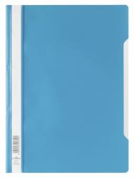 Durable 2573-07 cartellina con fermafoglio Polipropilene [PP] Blu, Trasparente 