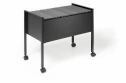 Durable 309501 scatola per la conservazione di documenti Acciaio inox Nero 