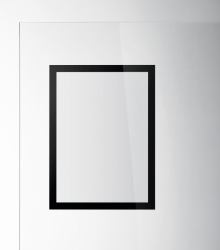 Durable 484101 cornice magnetica A4 Nero 
