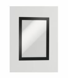 Durable 487101 cornice magnetica Nero 