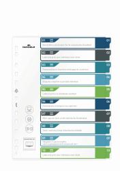Durable 679527 intercalare Indice a linguetta vuota Polipropilene [PP] Multicolore 