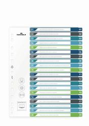Durable 679727 intercalare Indice a linguetta vuota Polipropilene [PP] Multicolore 