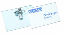 Durable Security Clip Badge 60x90mm [25]